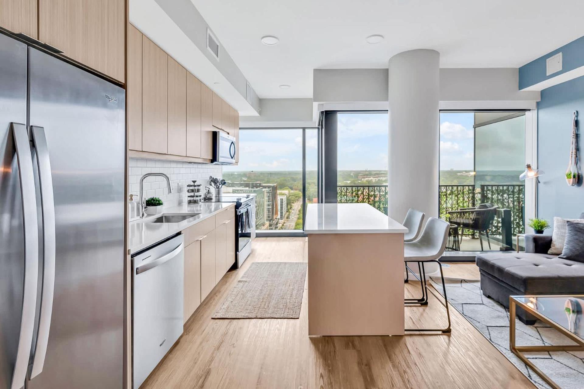 High-Rise Apt Raleigh Free Parking & Sunset View 1 外观 照片